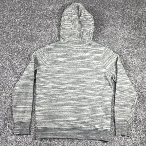 Carhartt Hoodie Womens Small Sweatshirt 1/4 Zip Relaxed Fit Stripe Gray Cozy - Picture 7 of 13